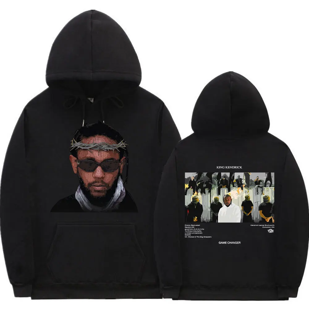 

Rapper Kendrick Lamar Hoodie Pglang Mr Morale & The Big Steppers Album Tracklist Graphic Sweatshirts Hip Hop Streetwear Unisex