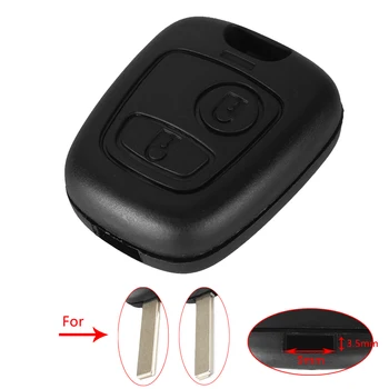 20X2 Cover chiave telecomando per Citroen C1 C2 C3 Pluriel C4 C5 c8 Xsara Picasso Copertura Fob - KEYYOU 20X2 Pulsante di Sostituzione Caso Chiave A Distanza Dell automobile Borsette Fob Per Citroen