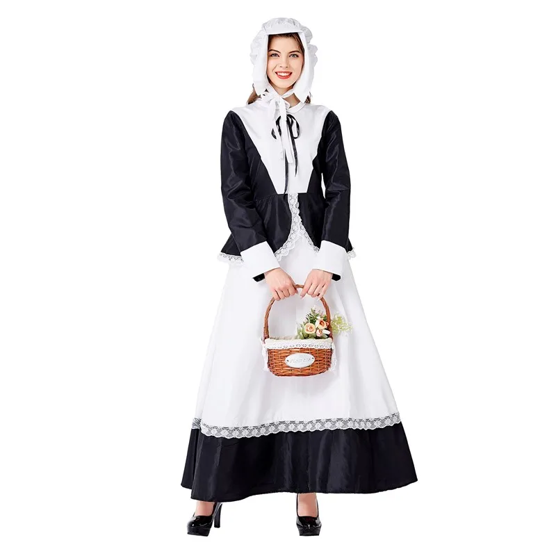 Halloween Easter stage performance pastoral style maid role play costume anime French chef