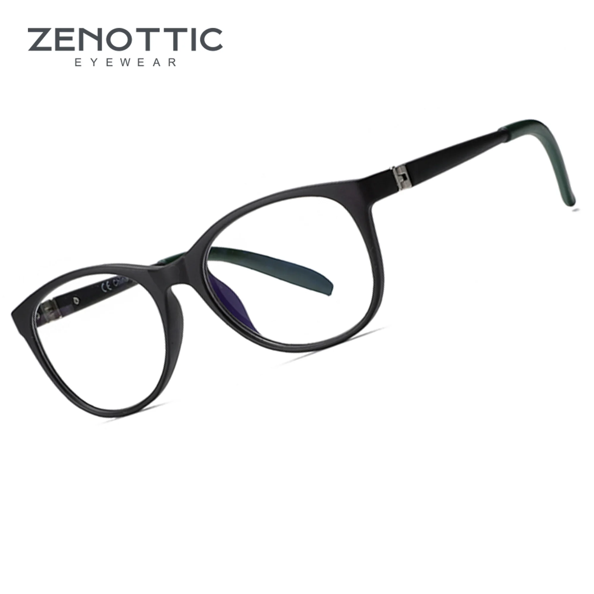 ZENOTTIC Fashion Kids TR90 Anti blue light Glasses Square Round for Optical Myopia Eyeglasses Frame for Children Boy Girl