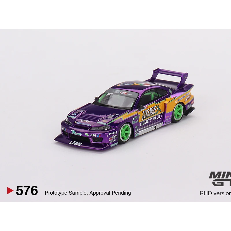MINIGT 1:64 S15 SILVIA LB Super Silhouette #555 2022