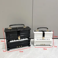 Sacs à main et sacs à main de luxe pour femmes, sac à bandoulière en forme de piano, sacs faits à la main, sacoche, sac de banquet 2