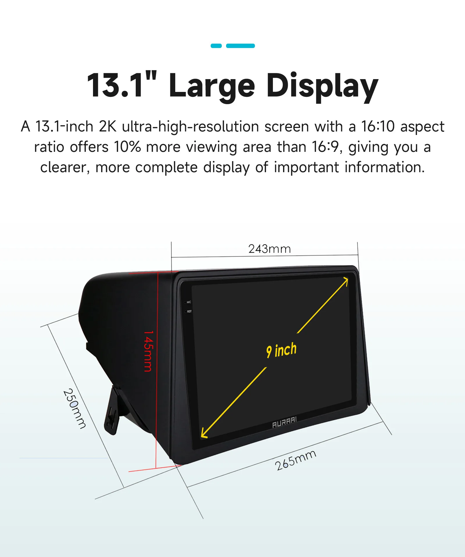 AURAAI Android 14 Kabelloses CarPlay Autoradio für Opel Mokka 1 2012 - 2016 Smart Video Stereo Bluetooth Multimedia Player 2DIN DSP – Detail 33