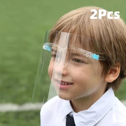 2-Pack Transparent Face Shield with Anti-Fog and Anti-Oil Protection (For Child)