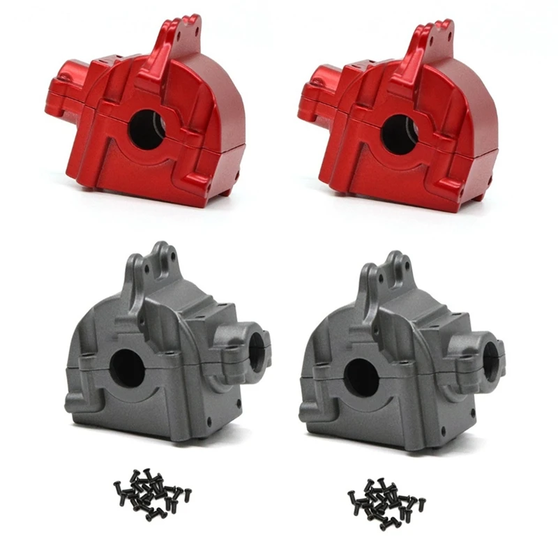 B96A-Metal Wave Box Gear Box Shell Cover Differential Housing 144001-1254 For Wltoys 144001 1/14 RC Car Parts