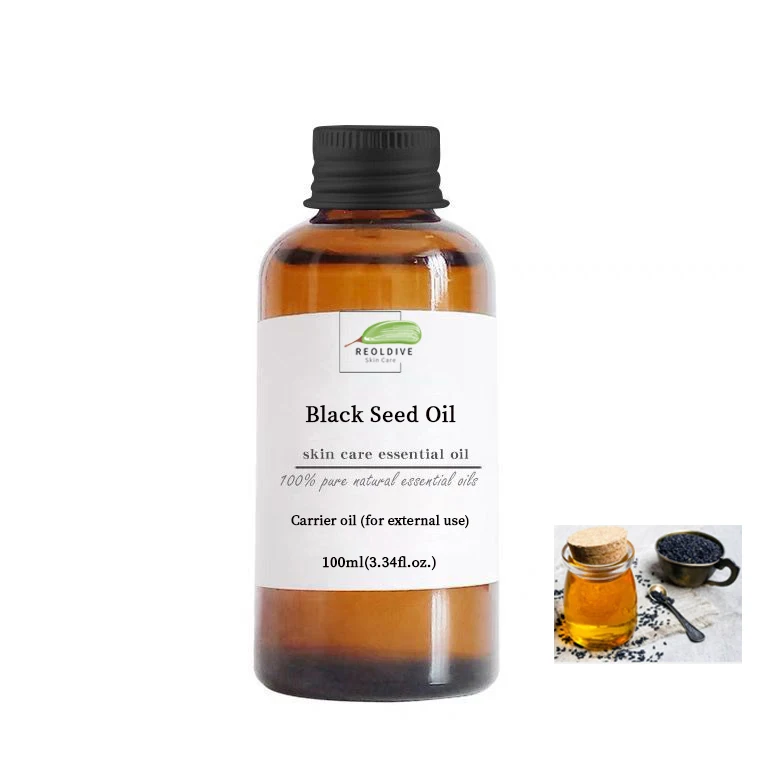 

Black Seed Oil Black Cumin Seed Oil For Hair Growth Skin Face Massage Carrier Oil Cold Pressed Liquid