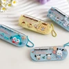 Sanrio Hello Kitty Folding Mirror W/Comb Cinnamoroll Kuromi Melody Mini Portable Makeup Mirror Kid Gifts 4
