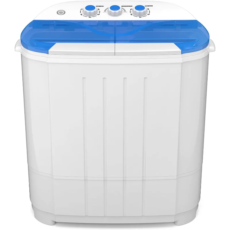 Compact Twin Tub Portable Washing Machine 14Lbs