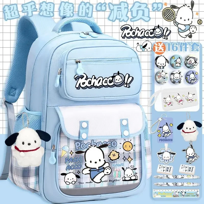 

Sanrio Pacha Dog Cute Spine Protection Schoolbag New Student Female Good-looking Large Capacity Backpack