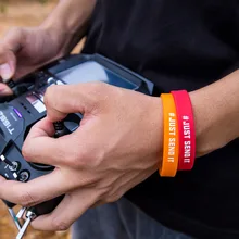 

2PCS iFlight Sports Bracelet FPV Crossover Machine Outdoor Accessories Silicone Bracelet Red and Orange for RC Drone Part