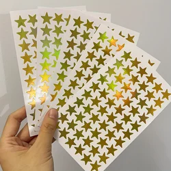 Vibrant Star Stickers Set - Ideal for DIY Crafts, Planners, and Journals (5pcs)