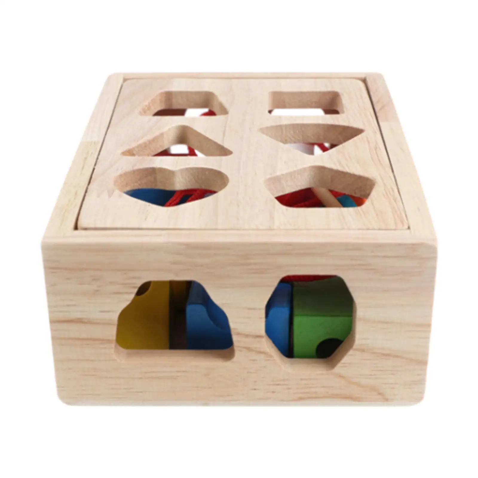 形状分類ボックス 幼児教育ブロック 就学前の古典的な認知玩具 形状分類キューブ 子供用 赤ちゃん 幼児用