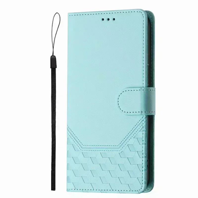 Honeycomb Wallet Phone Cover - Stylish Protective Case