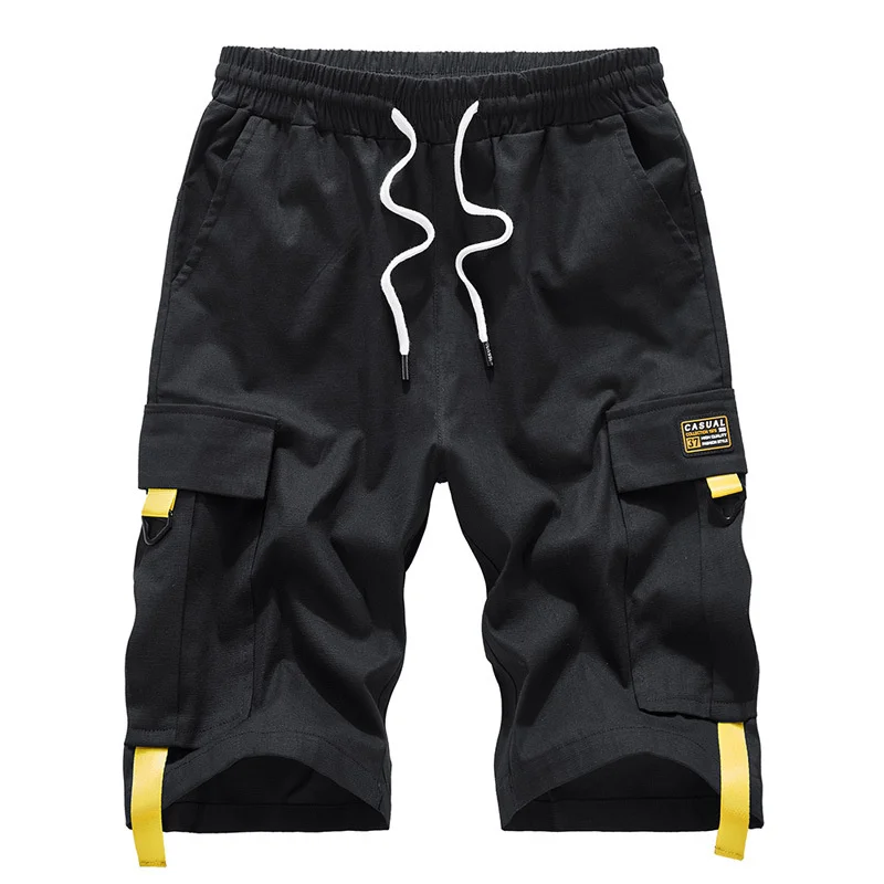 

Shorts Large Size 2023 Summer Streetwear Male Bermuda Cargo Side Pockets Plus 7XL 8XL 9XL Knee Length Men's Cotton