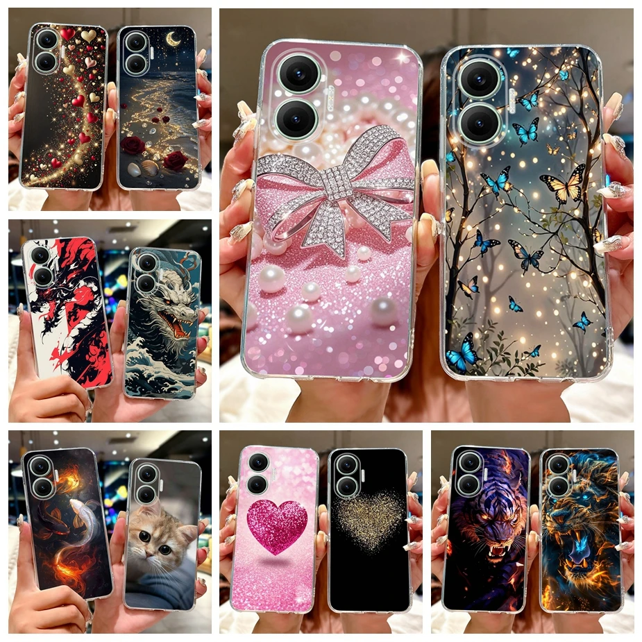 Stylish Painted Soft Silicone Case - Fashionable Protective Cover