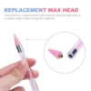 12 Pcs Point Drilling Pen Wax Head Tip Picker Replacement Manicure Nail Rhinestones The Replacements 1