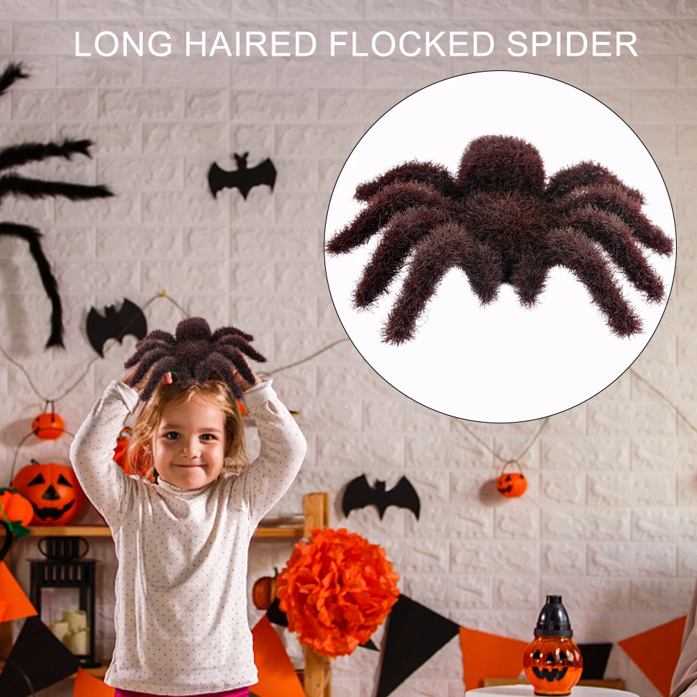 130 Ragnetti Di Plastica Realistici Per Halloween - Decorazione In 5 Colori Per Scherzi E Atmosfere Horror