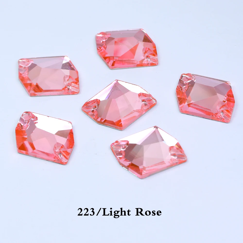 Versatile Flatback Sew-On Rhinestone K5 Glass AB Crystal