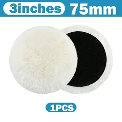 Premium Wool Polish Pad - Multi - Size Disc for Car Waxing & Paint Care (3inch)