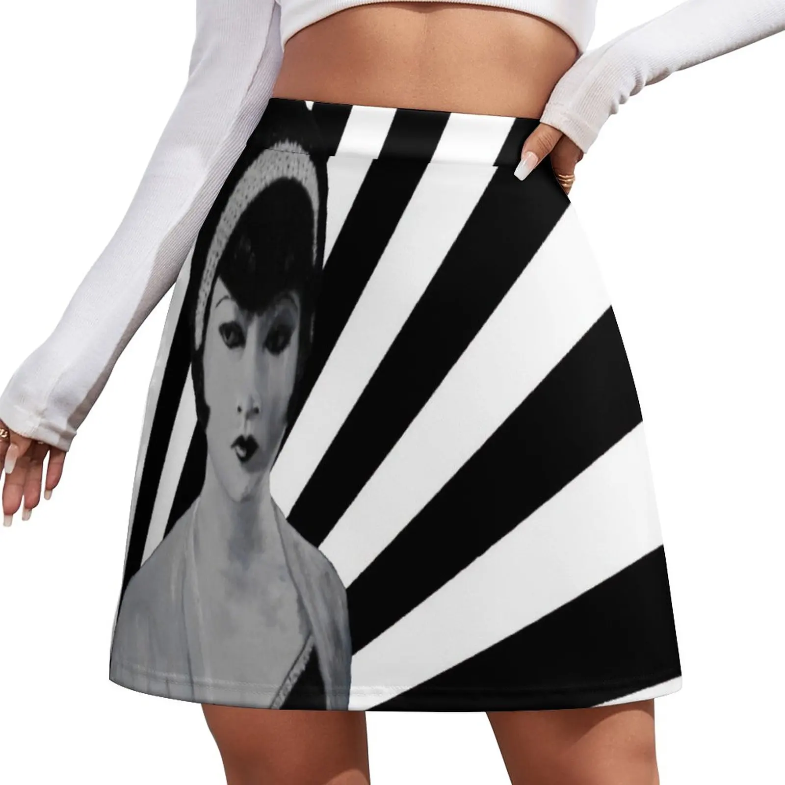 Anna May Wong 3 - Art Deco Mini Skirt fairy grunge Women's summer skirt anna netrebko amata dalle tenebre 2lp