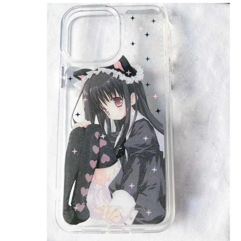 Cartoon Girl Warrior Phone Case - Creative Protective Cover