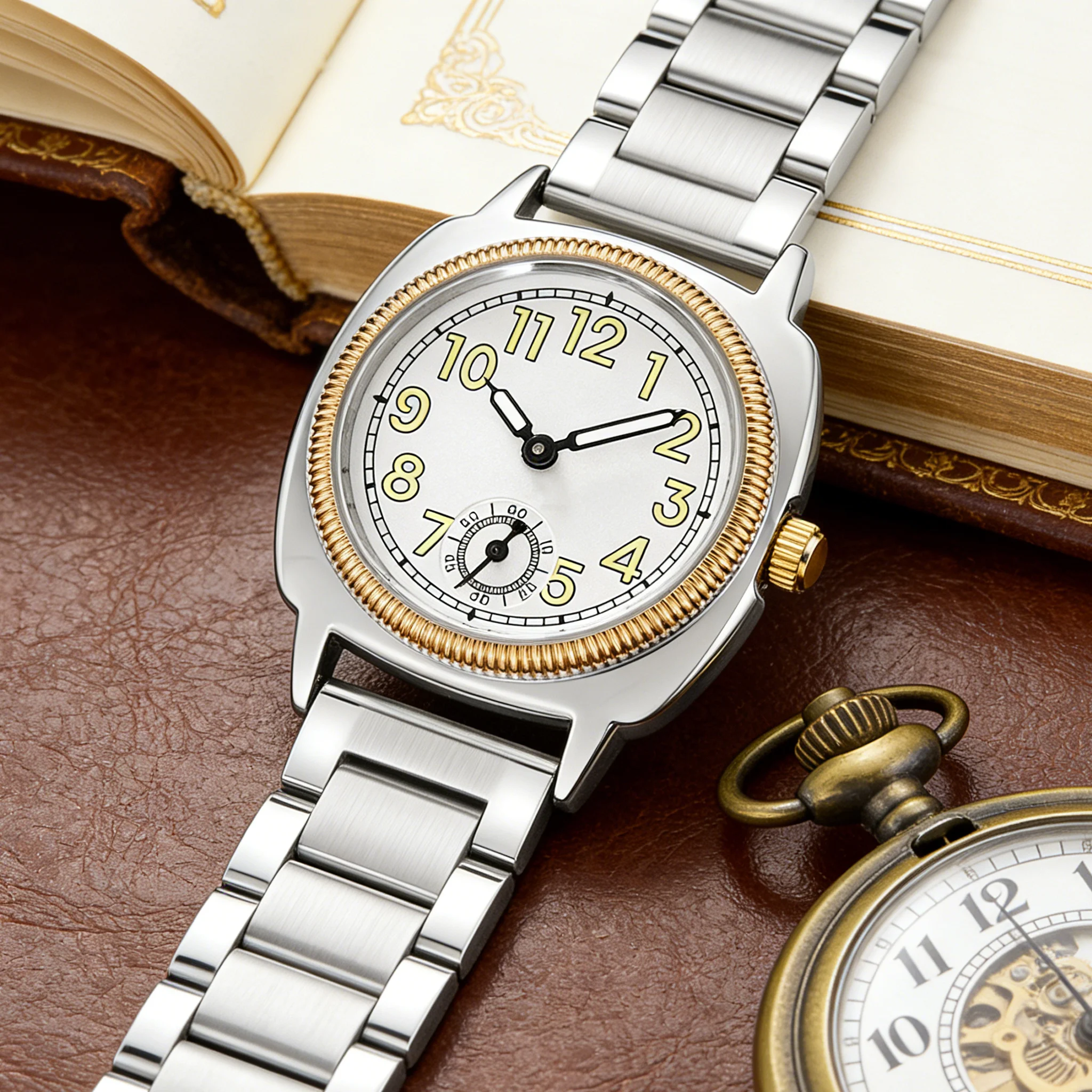 Women's Watch, A Stylish and Refined, Niche and Simple-Style Women's Watch With Stainless Steel Strap, Quartz Movement, A Unique - 4