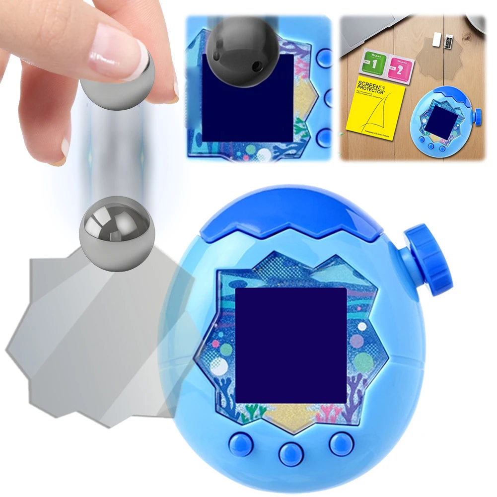 Screen Protector Film Scratch-Resistant Screen Size Film Ultra-Thin Game Console Film Compatible with Tamagotchi Paradise