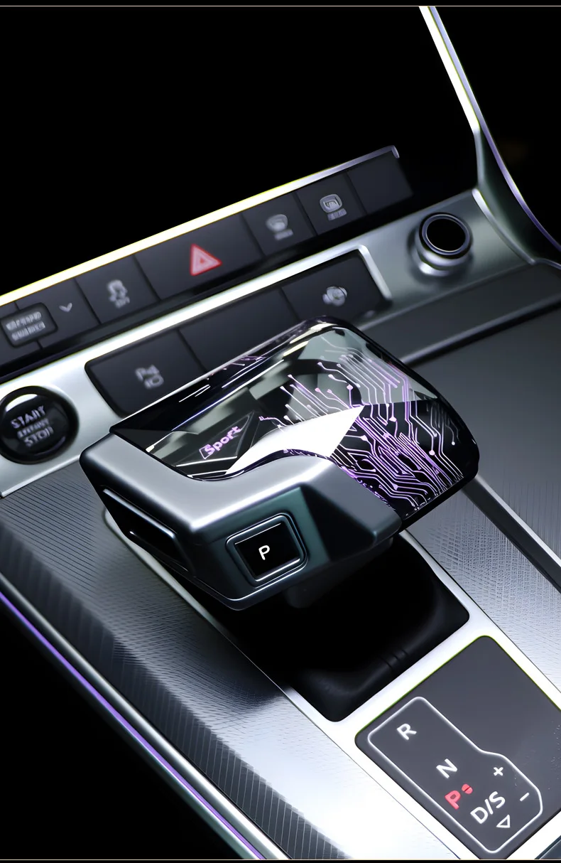 Crystal Shift Knob, LED 64 Color Suitable For Audi A4/A5/S4/S5/RS4/RS5/A6/A7/S6
