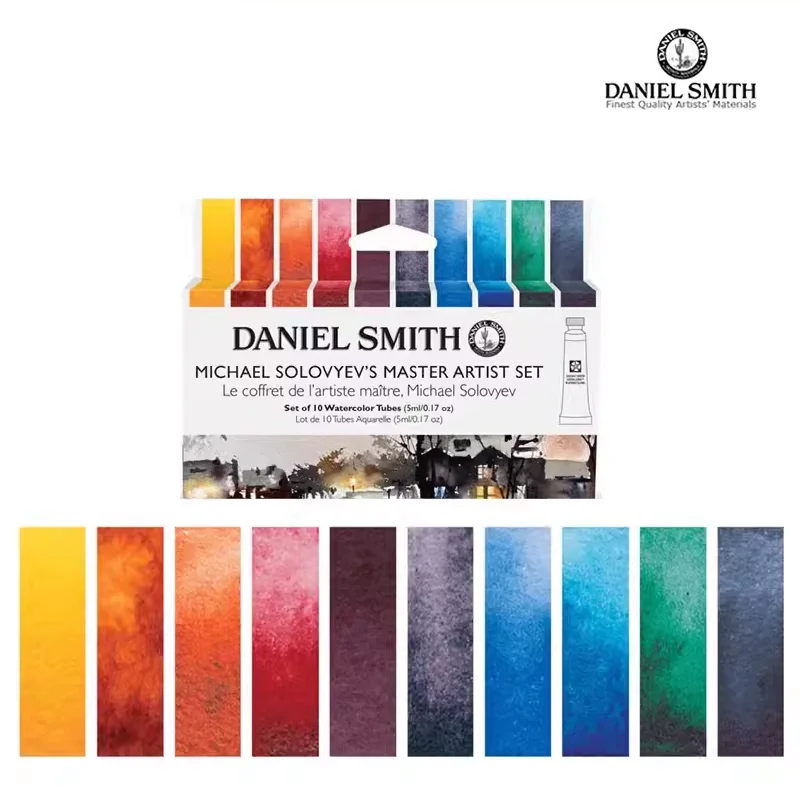 Daniel Smith MICHAEL SOLOVYEV'S Professional Artist Watercolor Paint 10/6 Color 5ml Jean Haines THOMAS SCHALLER Set Painting