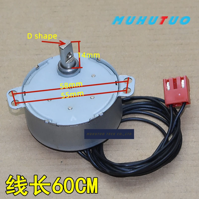 Electrical Components Electric fan flat port synchronous motor TYJ50-8A7/TYC50-B4 D shape synchronous motor 50TYZ-0.2B02(same shape can be used)