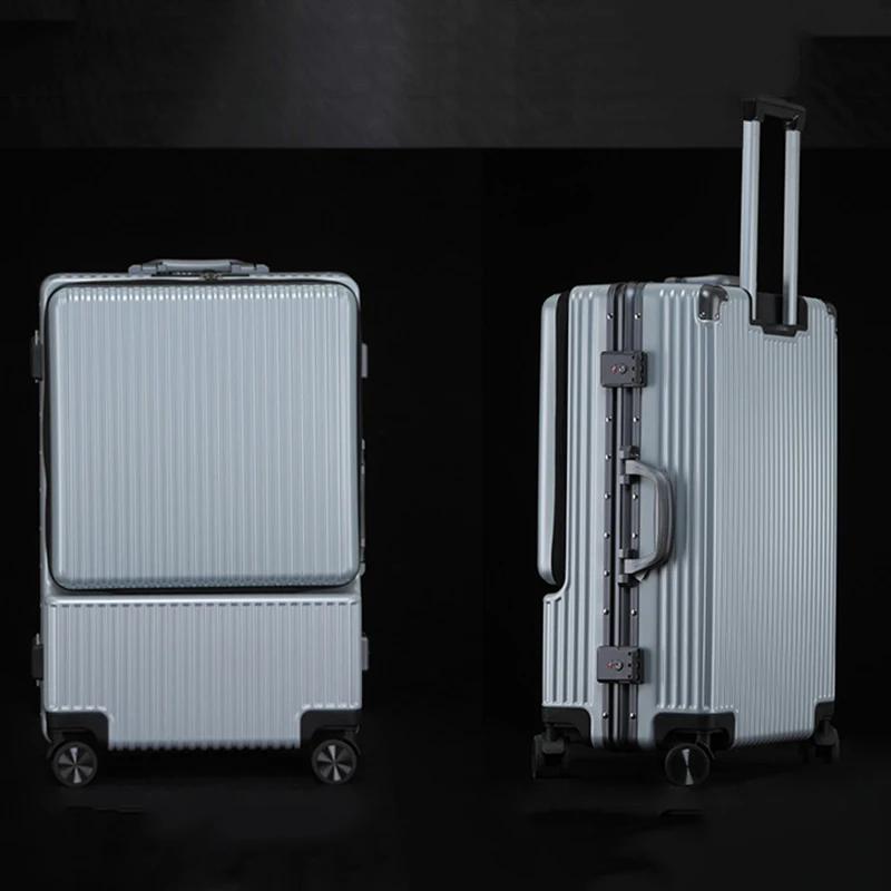 S62166e0513ca4fe7b1bce8a6f2459676B Large-capacity Suitcase Password Box Luggage Travel Men's Universal Wheel Trolley Gift Bag Student School Trunk Mallzona