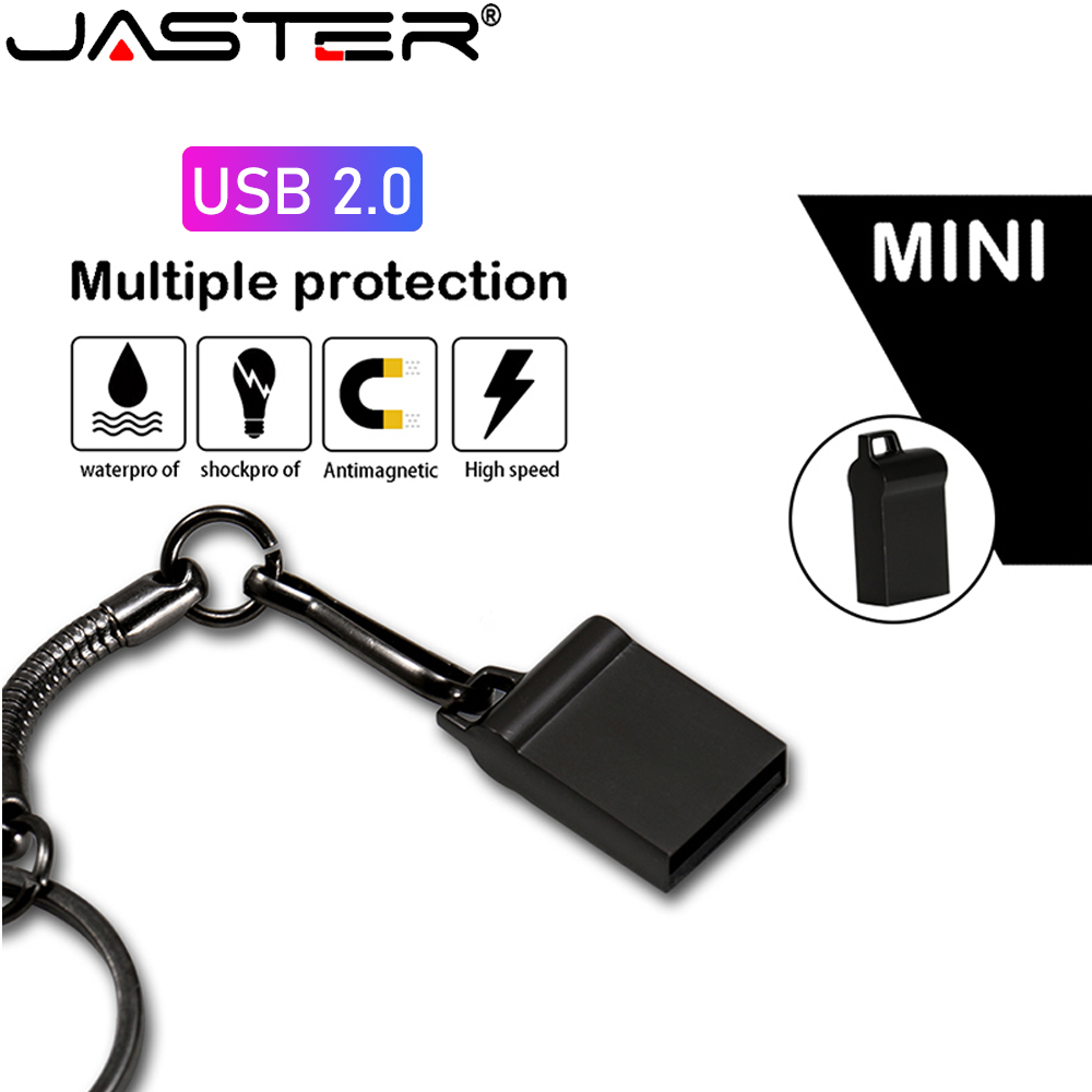 Mini USB Flash Drive Pen Drive USB 2.0 Pendrive 128GB 64GB 32GB 16G 8G Flash Memory Stick Key Chain 4GB U Disk Creative Gifts