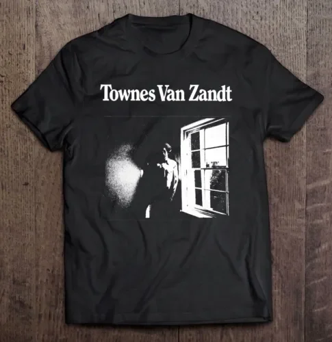 New Townes Van Zandt Black Size S To 5Xl Maglietta Regalo Maniche Lunghe O Corte