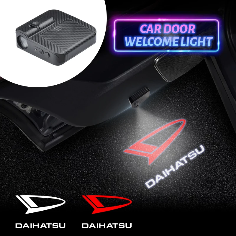 Led Per Daihatsu Terios Sirion Mira Rocky D-Base D-R Kopen Logo Car Door Luce Di Cortesia Proiettore Laser Lampada Di Benvenuto