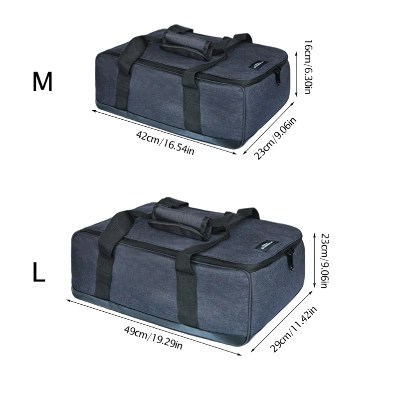 Camping Cookware Bag Portable Waterproof Pot Stove Storage Gas Tank Bags Outdoor Picnic Tableware Organizer for Camping