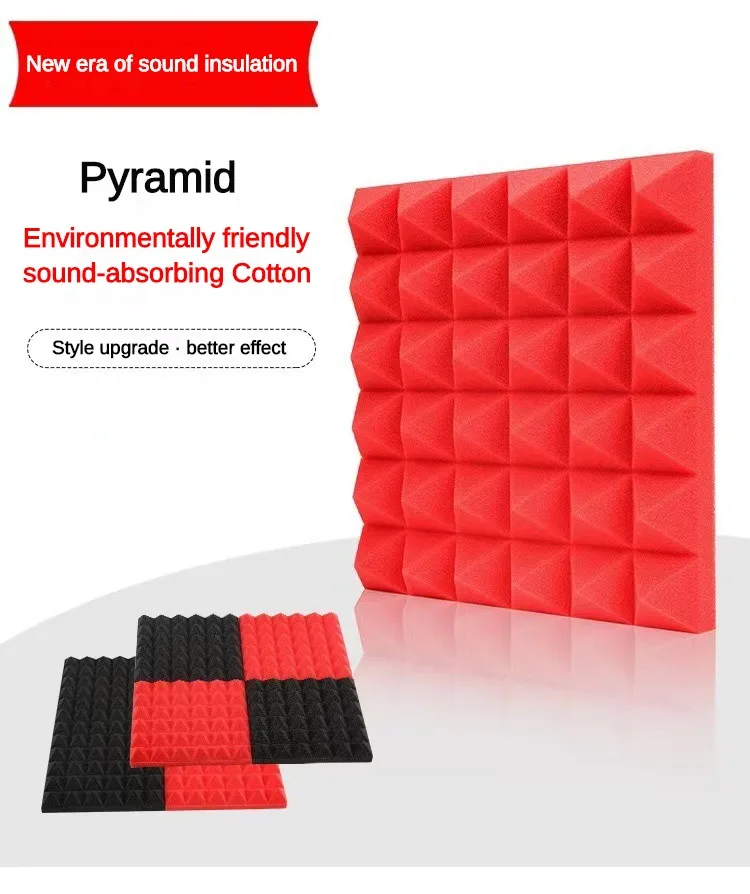 30cm*30cm*5cm Acoustic Foam Panels Soundproof Foam Wall Panels Studio Soundproofing Wall KTV Room Sound Proof