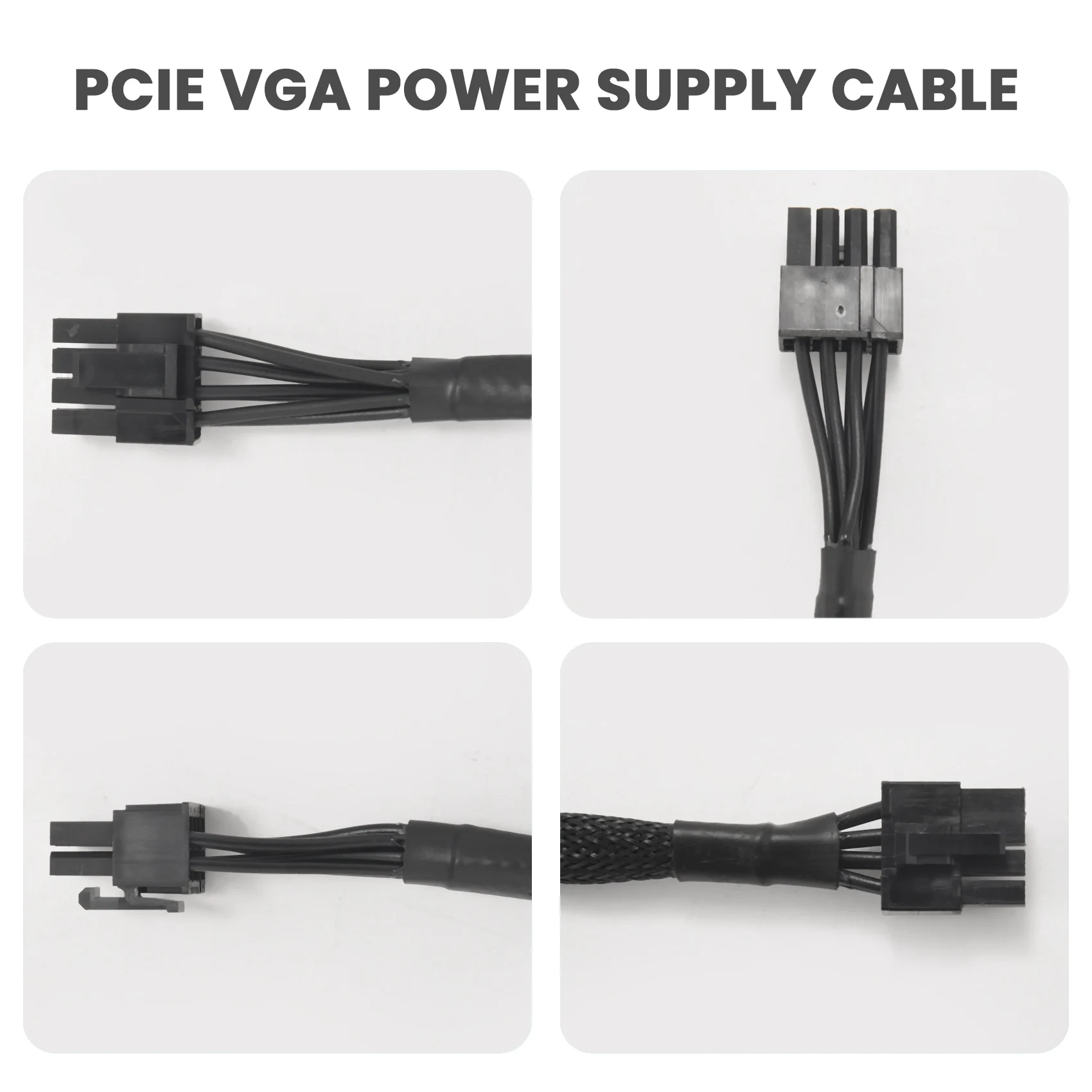 8 PIN TO 8 Pin (6+2) PCIE VGA Supply Cable Flex for EVGA Supernova 650 750 850 1000 1600 2000 G2 G3 P2 T2 GS&mdash;AA56