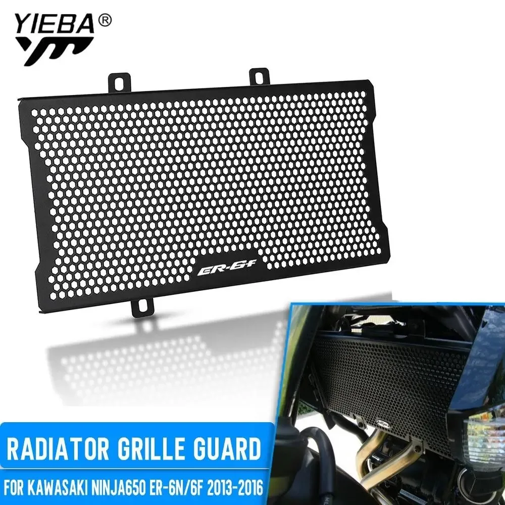 

For Kawasaki ER-6F ER-6N ER6F ER6N Ninja650 Ninja 650 2013 2014 2015 2016 Motorcycle CNC Radiator Grille Guard Cover Protection