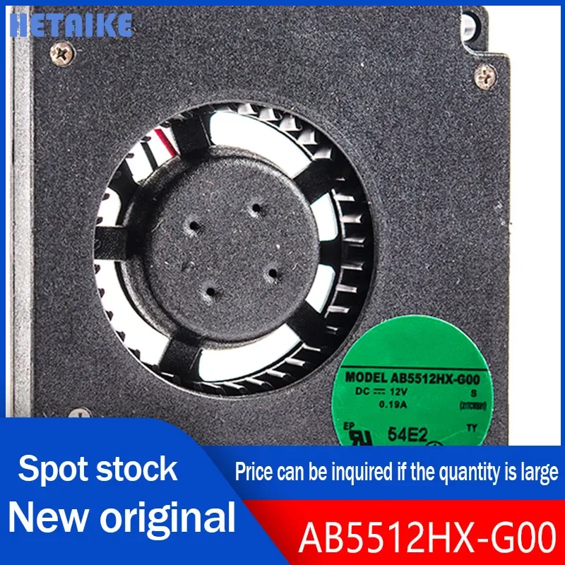 New original AB5512HX-G00 12V 0.19A 5.5cm turbine notebook cooling fan