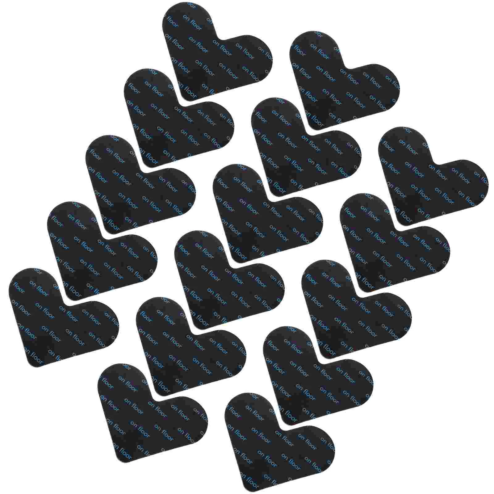 

8/16pcs Rug Nonslip Stickers Carpet Curling Proof Stickers Carpet Heart shaped Tape