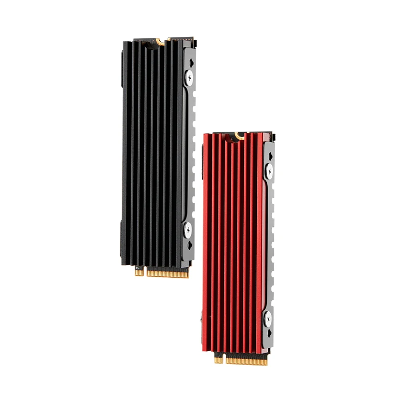 FinalCool Glacier M2 M.2 2280 SSD 방열판, 양면 방열판, PC/PS5 M.2 PCIE NVMe SSD용 열 실리콘 패드 포함
