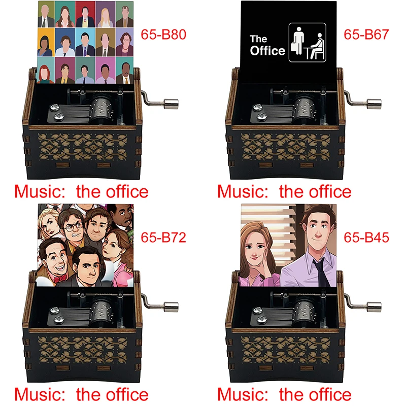 Forrest Gump Music Box Black Wood Handed 18 Tones Musical Gifts for Encourage Kids Birthday Friends Delicate Office Ornaments