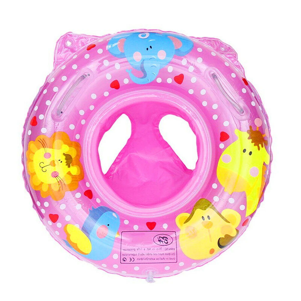 Swimming Float Seat Ring with Handle Cartoon Animals Float Boat Floating Baby Swim Circle Pool Accessories for Kids swimming ring swimming pool float swimming float seat