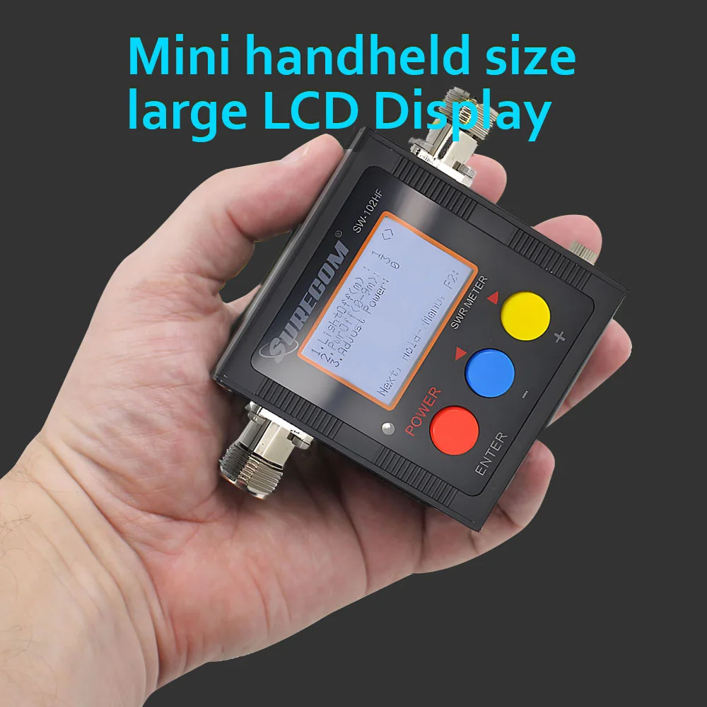 New SW-102HF Watt Meter 1.5-70MHz 120W Power & S.W.R. Meter for CB Radio HF Tra