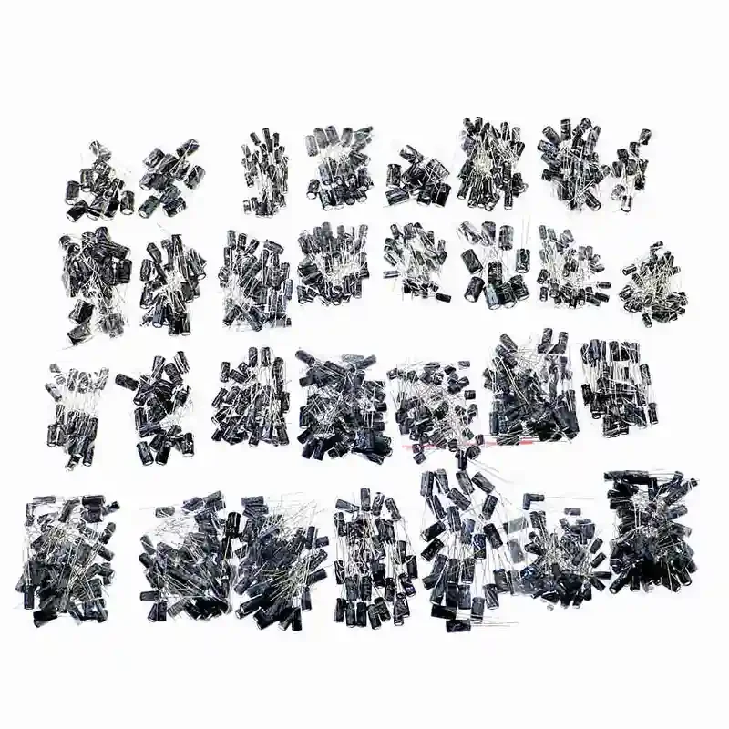 900pcs 30 Values 0.1uF-1000uF Electrolytic Capacitors Assorted set pack kit capacitor 10V 16V 25V 50V Mixed capacitor
