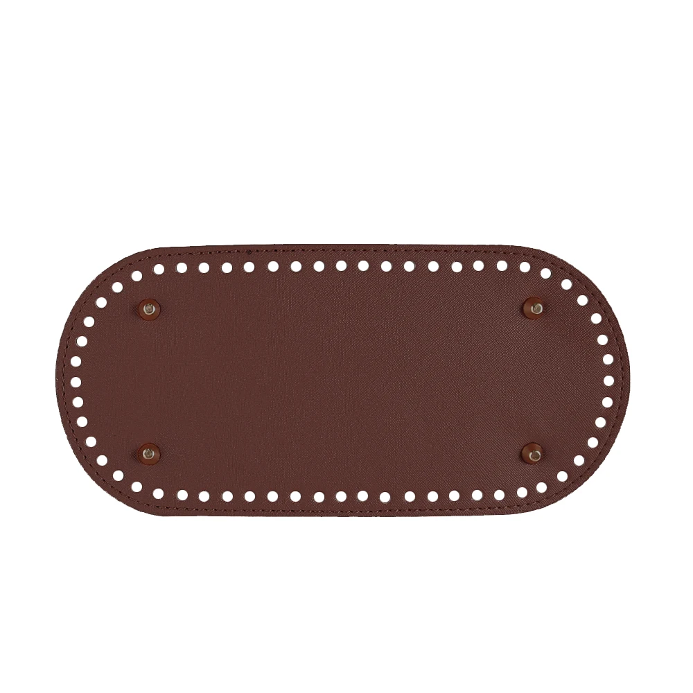 Fonds De Sac En Cuir PU Pour Crochet - Lot De 4, 18x5 Cm, Trous Pré-percés - Base Pour Sacs à Main DIY
