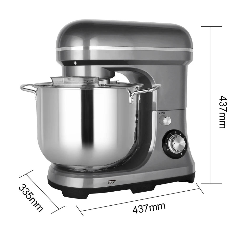 Kitchen 11 Liters Big Capacity Food Mixer 2000w Electric Food Stand Dough Mixer With Stainless Steel Bowl 5