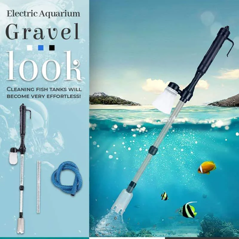 Elettrico Potente Aspirazione Acquario Sifone Azionato Serbatoio Di Pesce Sand Washer Cleaner 220V Vacuum Gravel Water Changer Sifone Filter