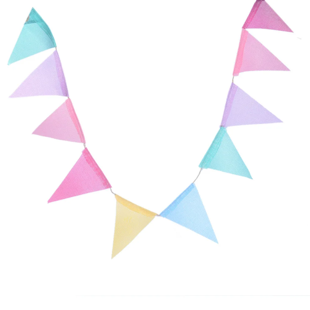 Felt Banner Garlands Birthday Bunting Pennant Baby Shower Wedding Garland Flags Party Decoration Supplies
