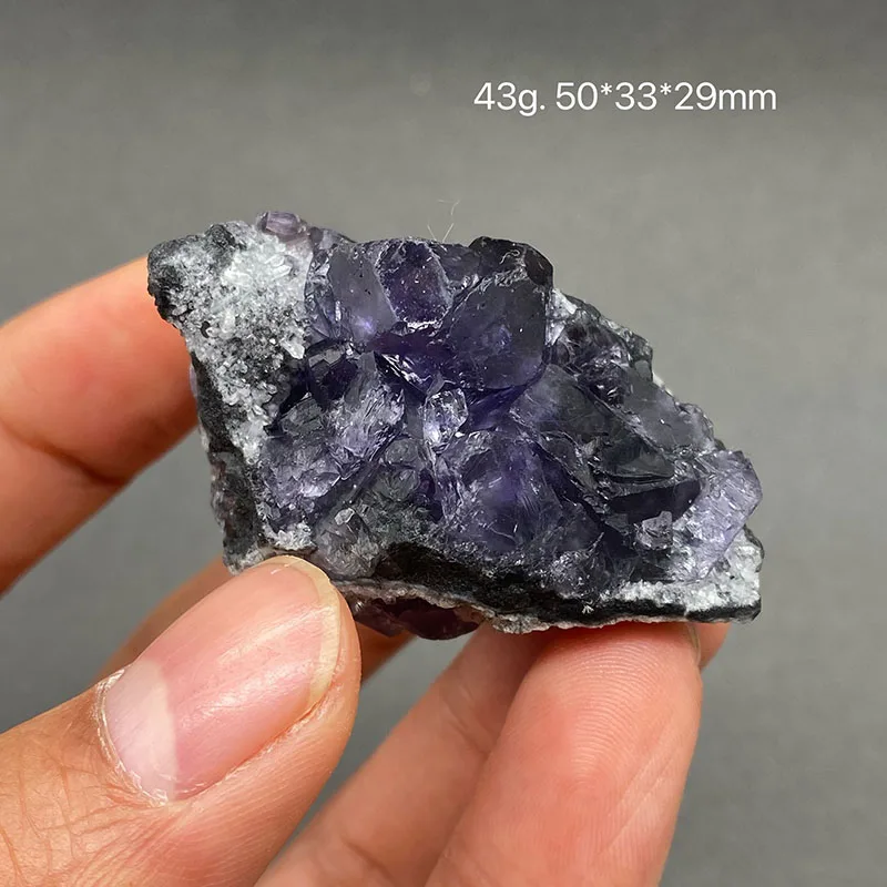 100% natural tanzanite blue fluorite raw mineral specimen healing crystal